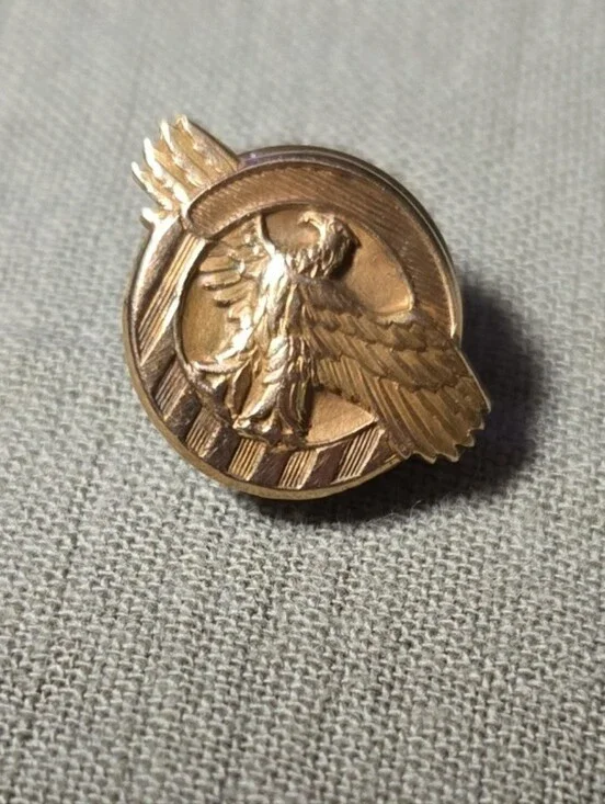 Gold Eagle Lapel Pin - Men Accessories