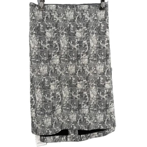 New MM LaFleur Black White‎ Noho Crackle Pencil Skirt Womens Size 3X Business