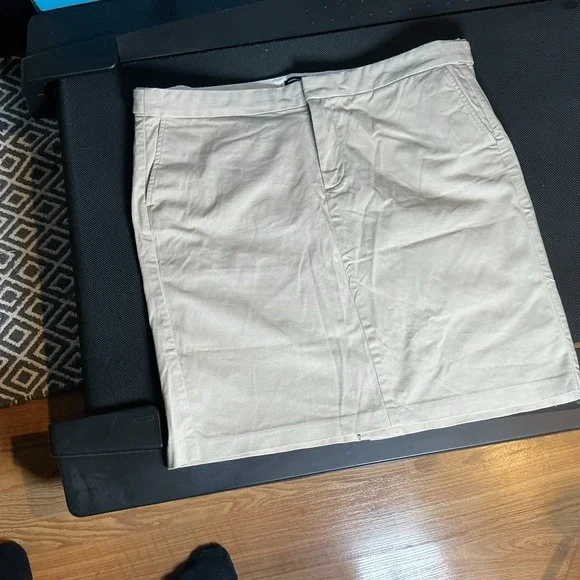 Gap‎ Stretch Size 16 Khaki Skirt