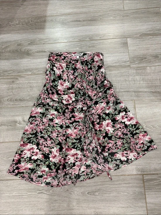 Walter Baker Floral Midi Skirt size 2