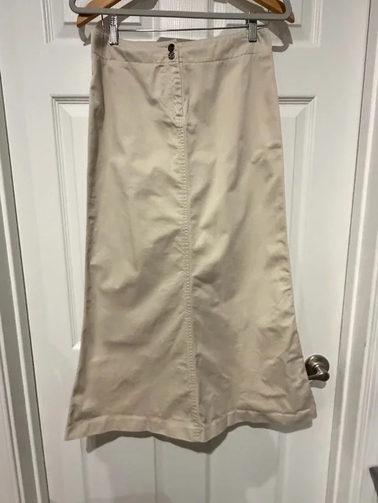 Tommy Hilfiger Cream A-Line Skirt