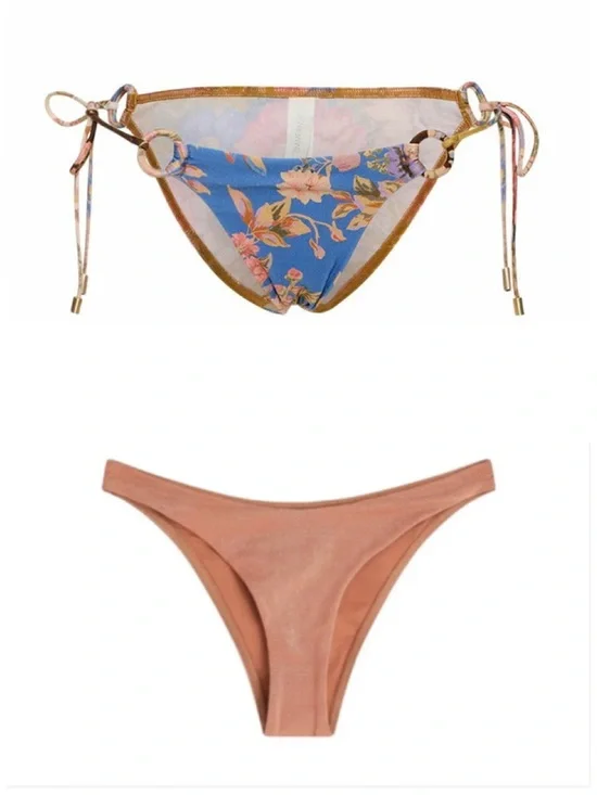 Zimmermann Set of 2 Bikini Bottoms NWT Size 3 US 8/10