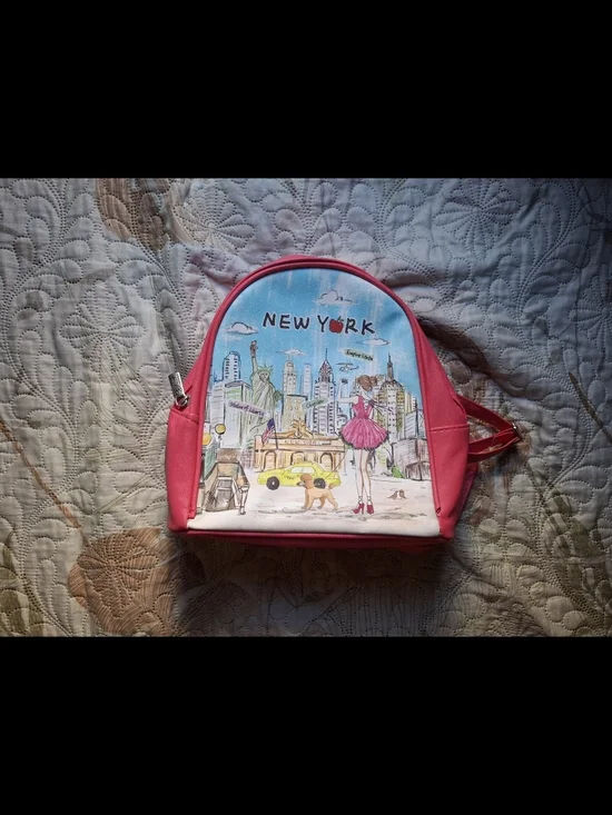 Kids New York Pink Crossbody Bag