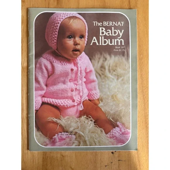 The Bernat Baby Album‎ Crochet Knit Vintage 1972 Booklet Bernat