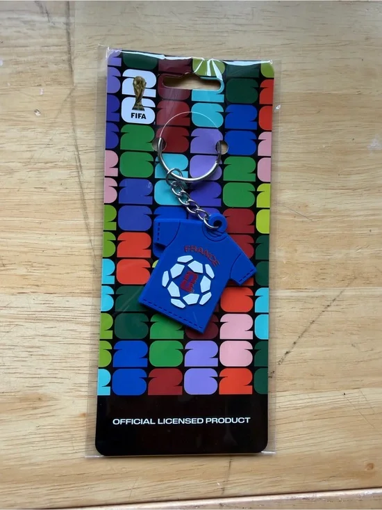 🇫🇷⚽ FIFA World Cup 2026™ France Jersey Keychain – Official ⚽🇫🇷