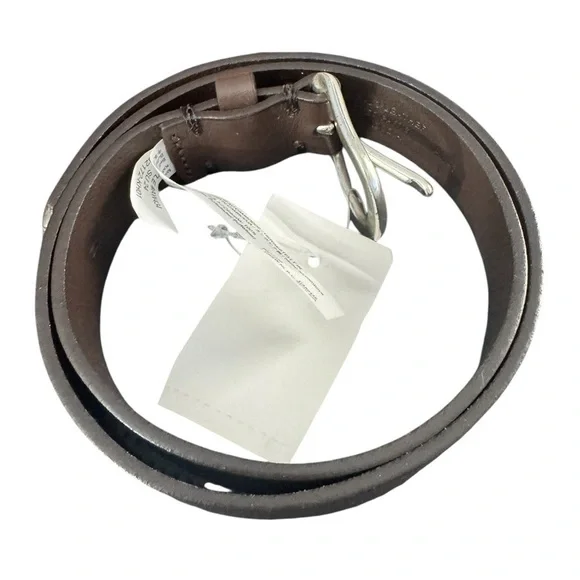 Crewcuts Brown Leather Belt Size Medium