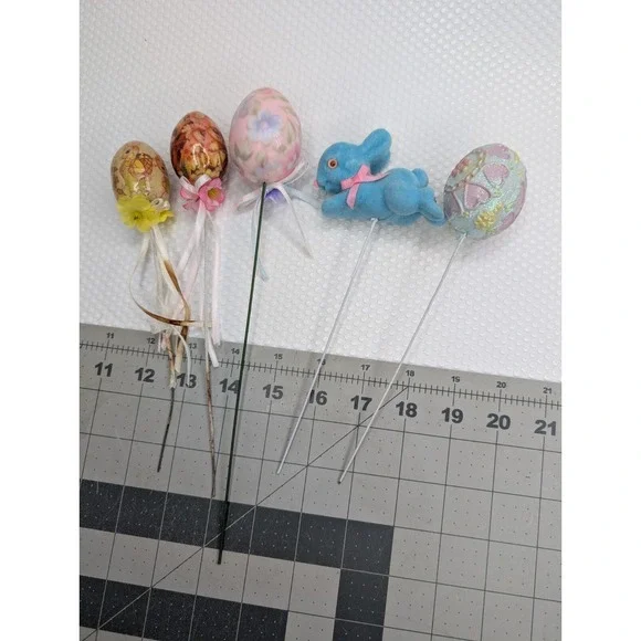 Easter Egg‎ Rabbit Bunny Pick Lot Decorations