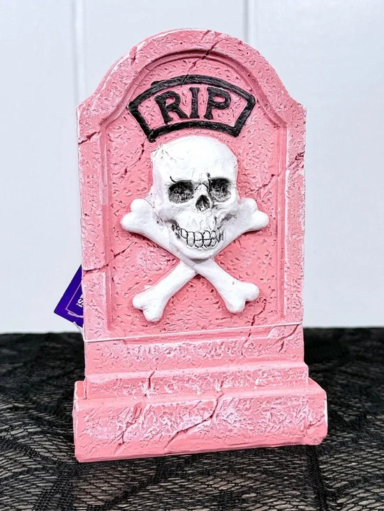 NEW Old Time Pottery Halloween Tombstone Decor