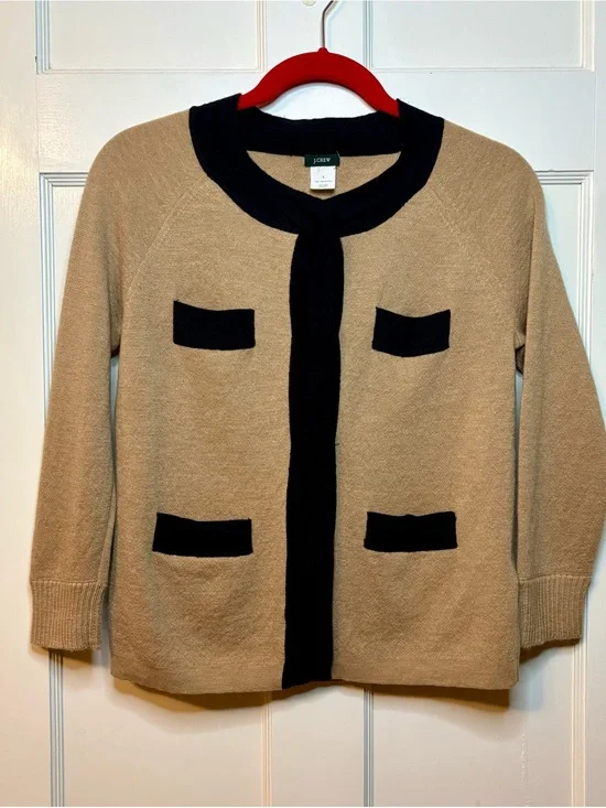 J.Crew Merino Wool Cambon Cardigan