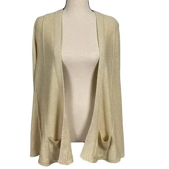 Anthropologie Angel Of The North Cardigan Open Cashmere Blend Size Small