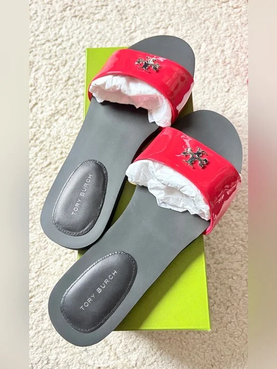 Tory Burch everly eva slides size 7