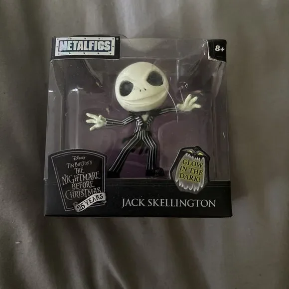 Jada Toys Metalfigs Jack Skellington Glow in the Dark Nightmare Before Christmas