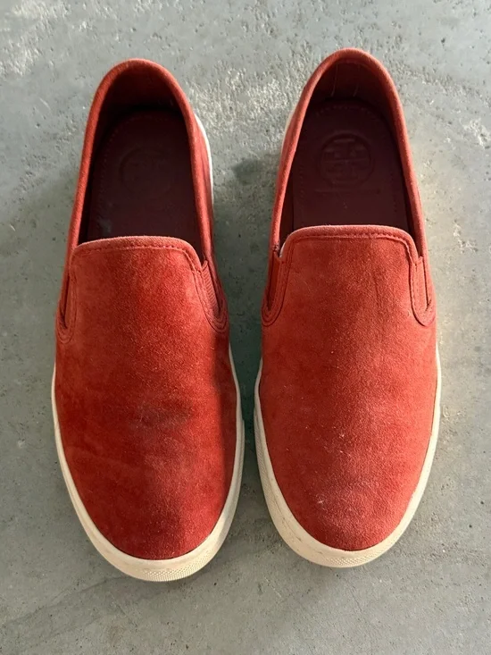 Tory Burch Women’s Suede Slip-On Sneakers