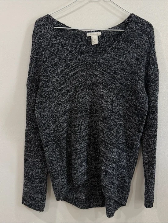 Black & White Knit Sweater