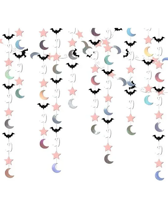 Cute Halloween Garland Pastel Halloween Birthday Baby Shower Decor
