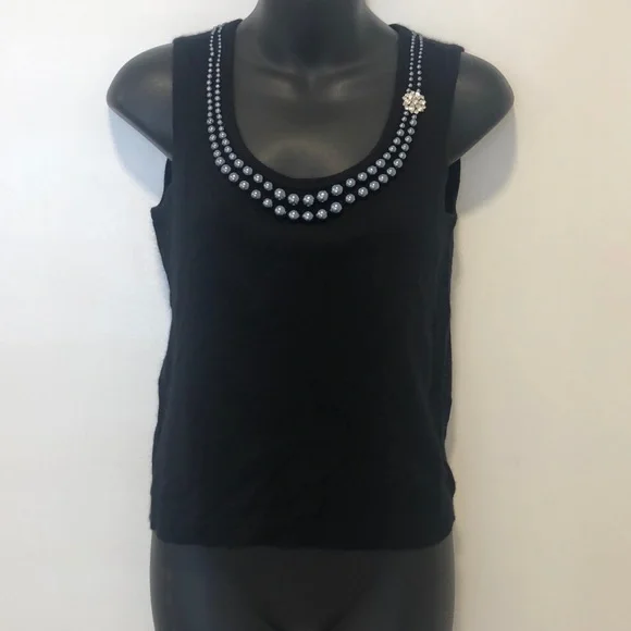 Cynthia Steffe Black Cashmere Sweater XS