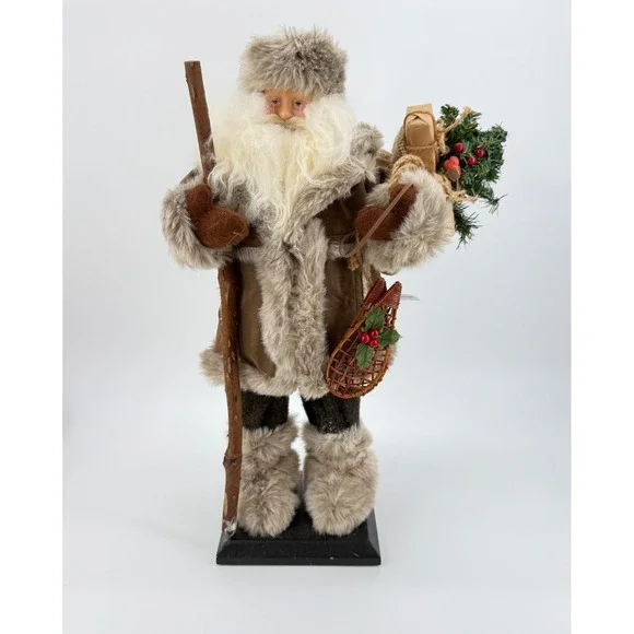 Rustic Woodland Santa Claus Figure 18