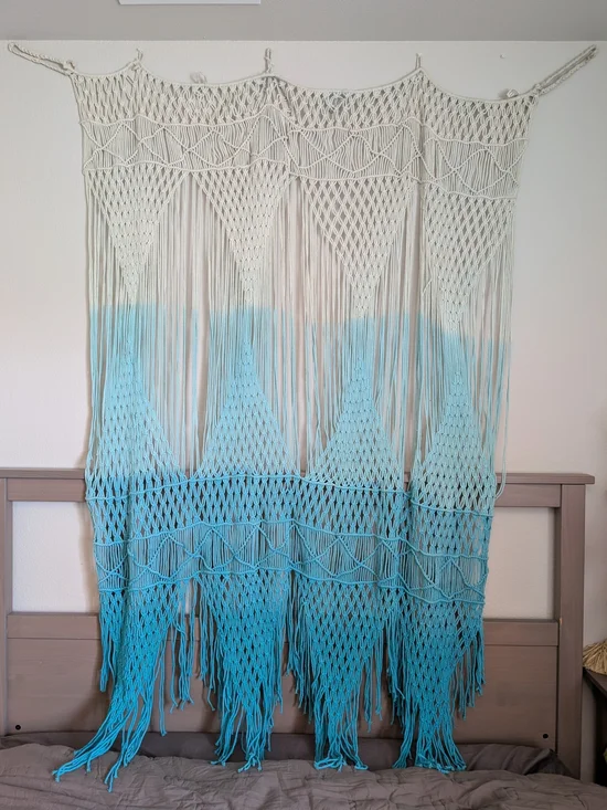Free People Magical Thinking Safi Handmade Boho Ombre Fade Hanging Decor