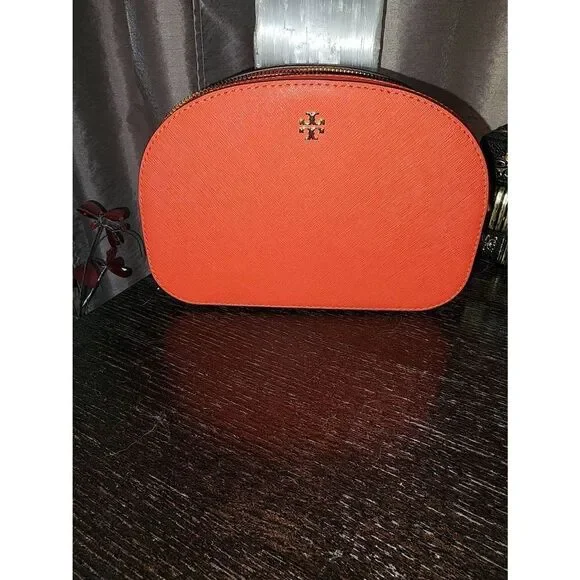 Tory Burch Emerson Camera Bag in Red Samba NWOT