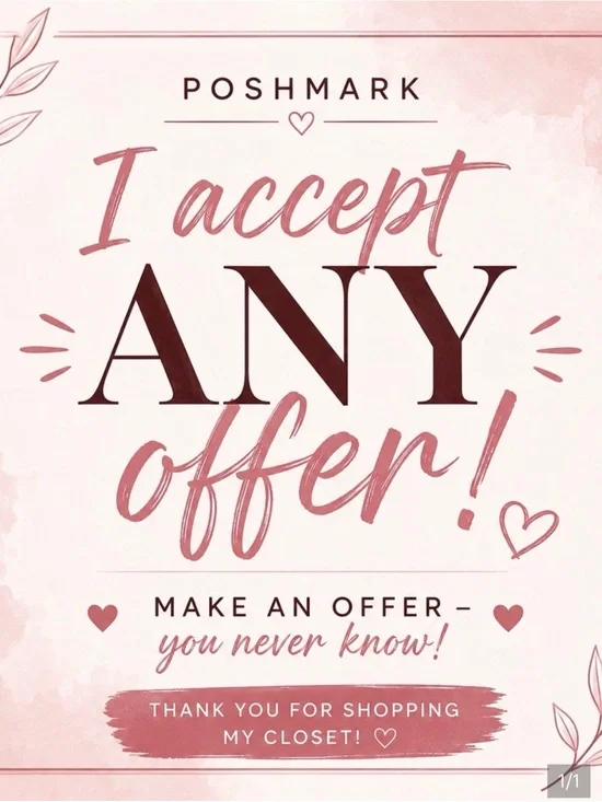 TAKING GOOD OFFERS !!