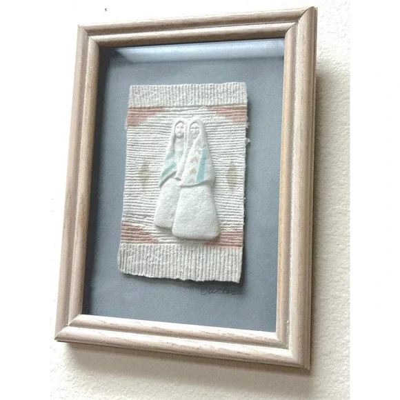 Figi Graphics Carlos Southwestern Woven Textile‎ Relief Framed Wall Art CP-71V