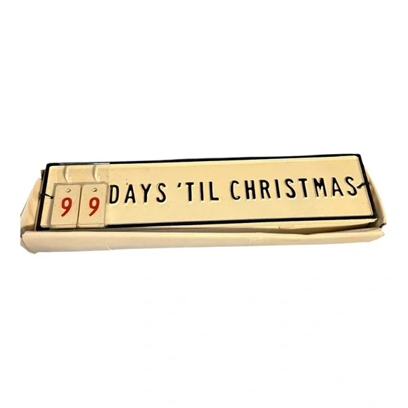 Magnolia‎ Christmas Countdown Sign NEW