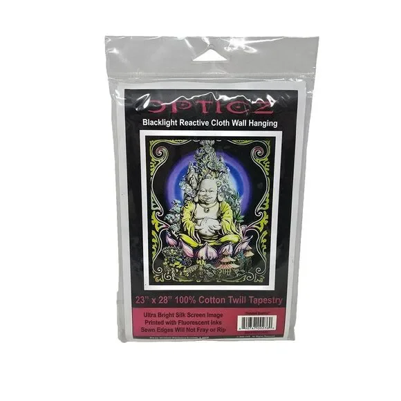 Opticz Blacklight Cotton Twill Tapestry Wall‎ Hanging 23