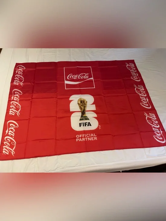 Coca Cola Red FIFA World Cup Wearable Flag
