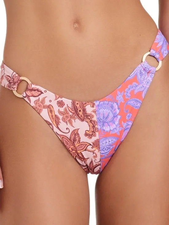 Red Carter Colorblocked Ring Bottom