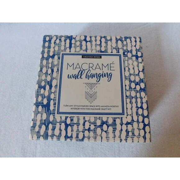 Macrame Kit Professor Puzzle DIY - 60m Natural White Cord Home Decor Craft