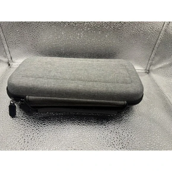 Grey Zippered Protective Case Storage Bag for Nintendo Switch