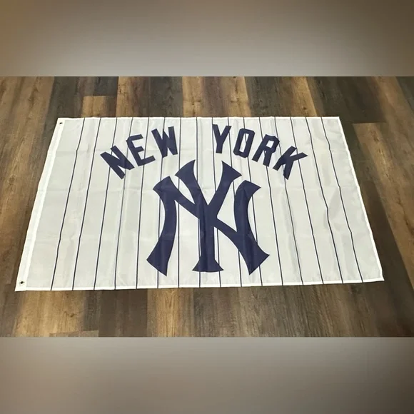 New York Yankees Flag 3x5 Ft Baseball New Banner Blue Double Sided