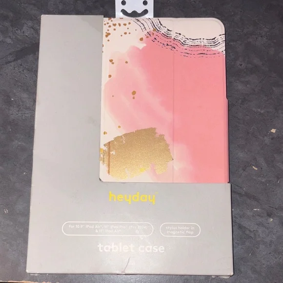 Heyday Pink and Gold Artistic Tablet Case