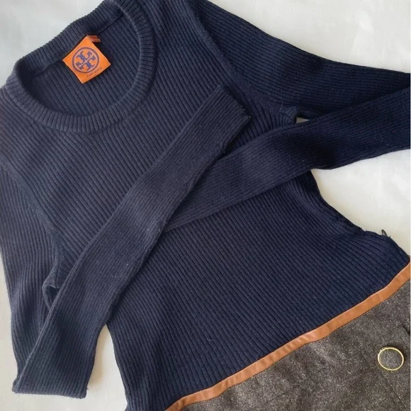 Tory Burch Doreen Combo Dress Large