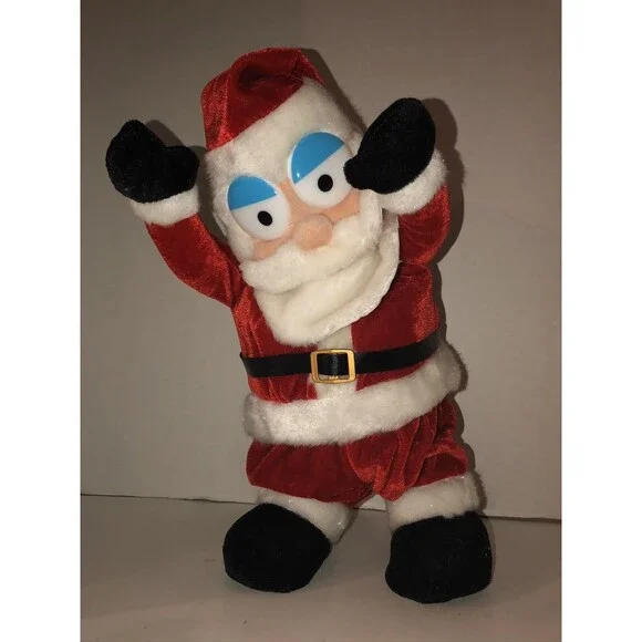 Gemmy Santa Claus Animated Dancing 13” Plush Christmas Cha Cha Slide SEE VIDEO
