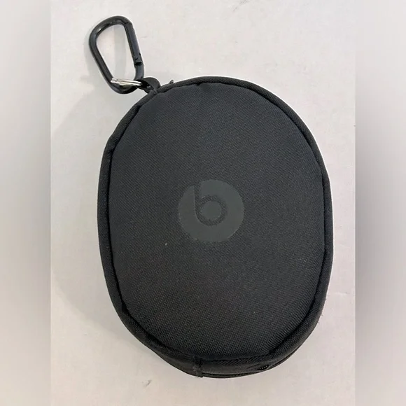 Genuine Beats By Dre Headphone Case / Pouch Black EUC