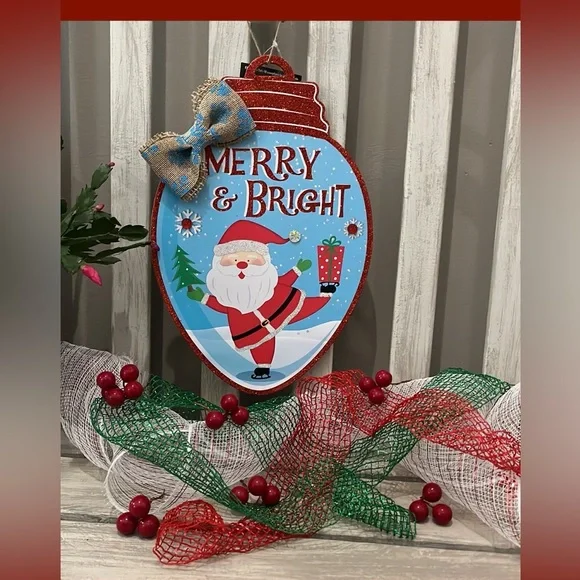 Clearance ~ Christmas Holiday Door-Wall Hanging 🎄🆕🎄 A 2 For $14