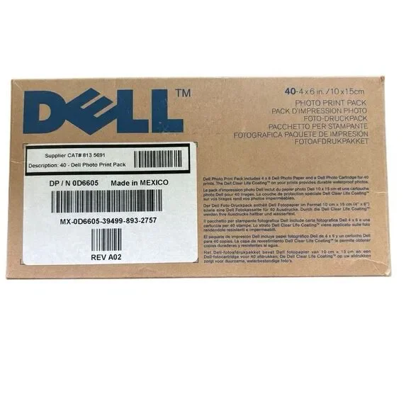 Dell Photo Print Pack D6605 *New*