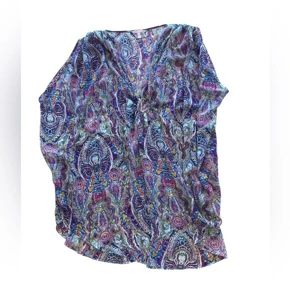 Victoria’s Secret Sheer Boho Kimono Swim Cover Up