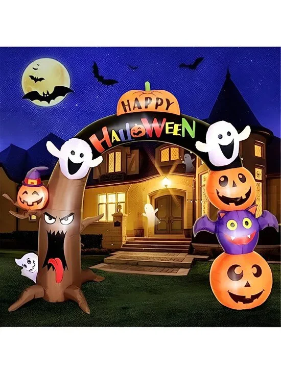 10FT Long&8FT Tall Gaint Halloween Inflatable Decorations Dead Tree
