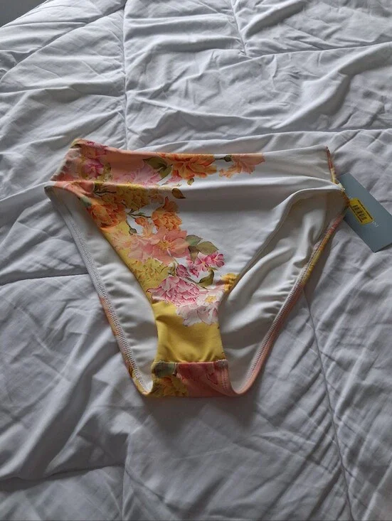 Antonio Melani High Waist Floral Bikini Bottom Size Small NWT