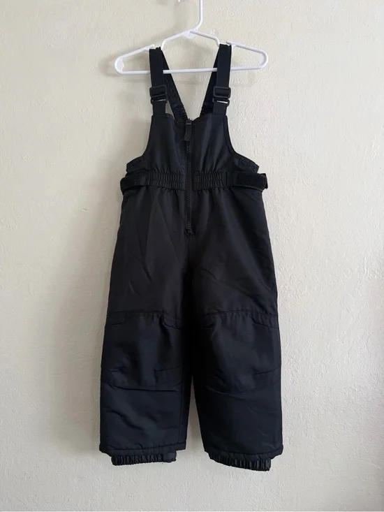 Cat & Jack Black Snow Bib Overalls