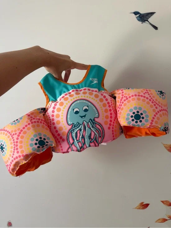 Speedo Pink, Teal & Orange Kids' Jellyfish Swim Bib