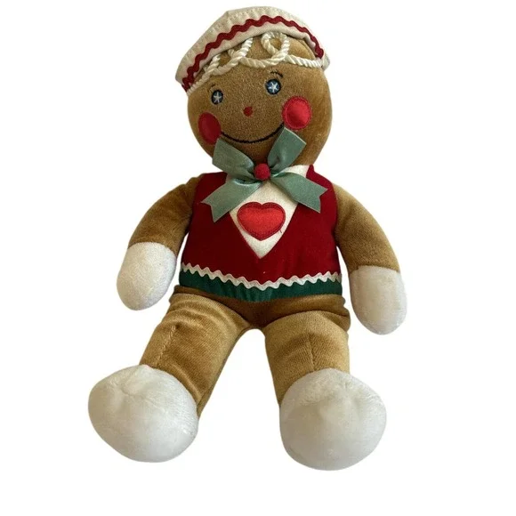 Vintage‎ 1990 Commonwealth for Target Stores Christmas Plush Gingerbread Man 14