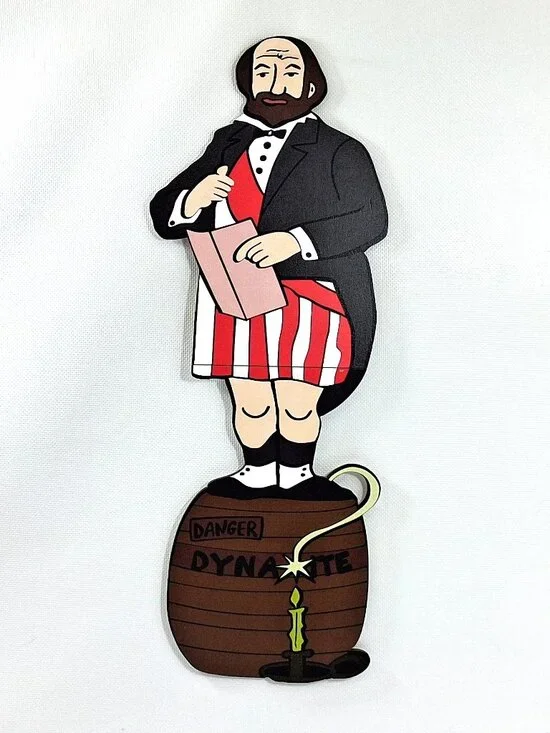 Haunted Mansion Halloween Display Dynamite Gentleman Wood Decor
