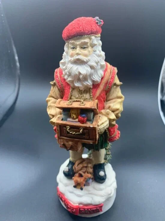Ceramic French Santa 8 1/2