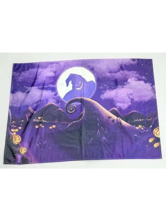 The Nightmare Before Christmas Tapestry Wall Hanging Oogie Boogie Halloween 56