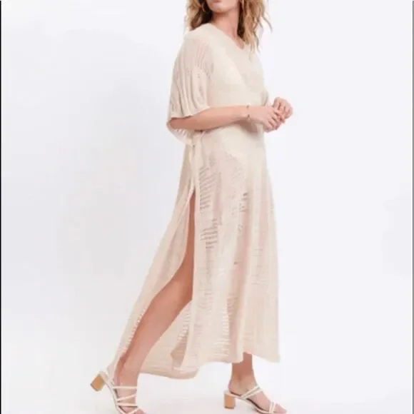 Mersea souk knit tunic-beige-NWT-OS
