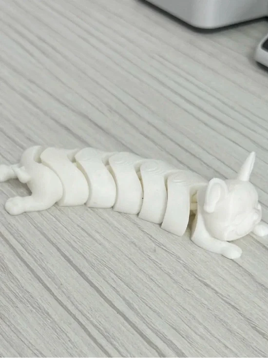 White Cat Cable Organizer - Flexible Desk Cord Keeper