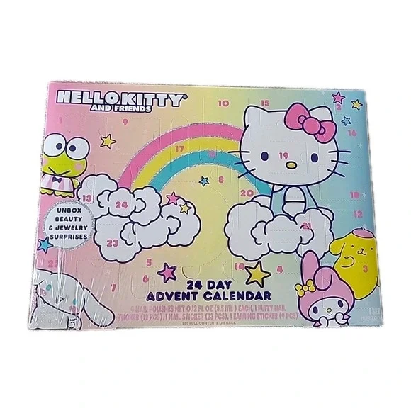 Hello Kitty & Friends Advent Calendar Beauty‎ & Jewelry Surprises 24 Days HTF